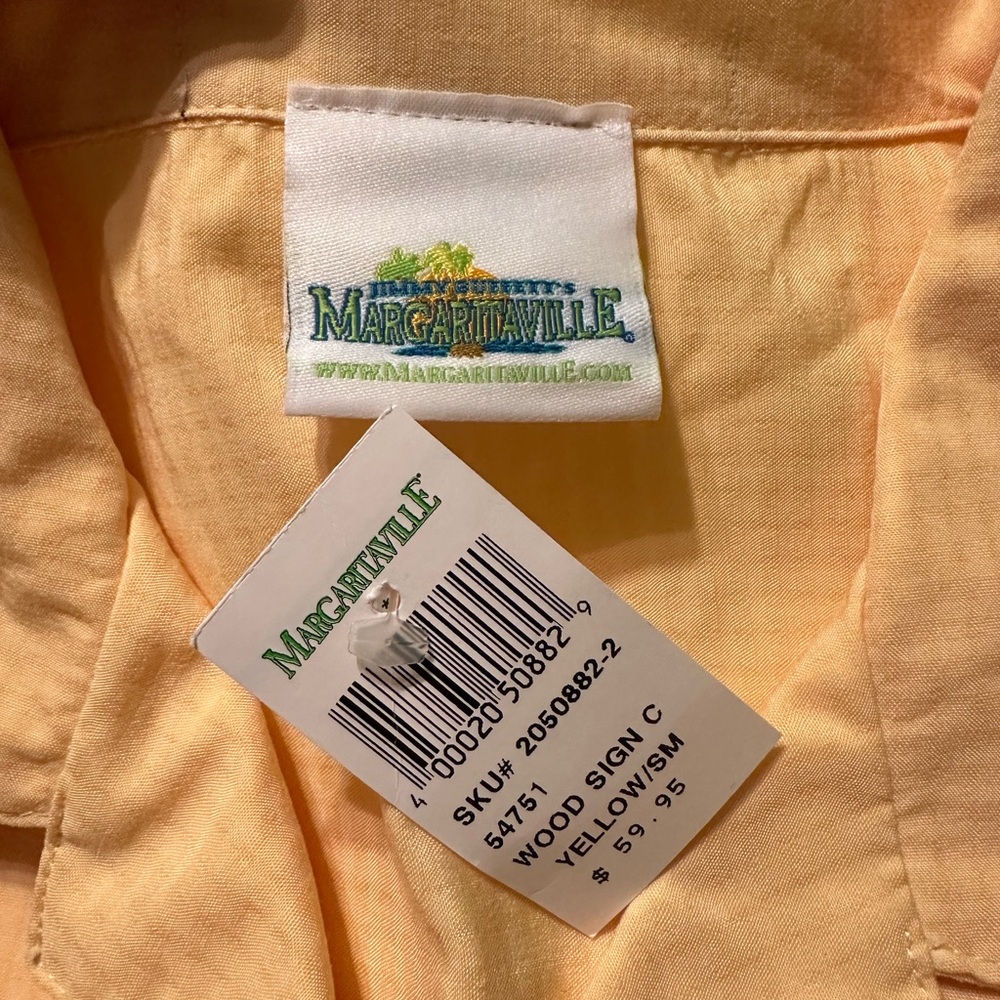 Jimmy Buffett Margaritaville Button Down Men’s Shirt Size Small - Picture 2 of 4